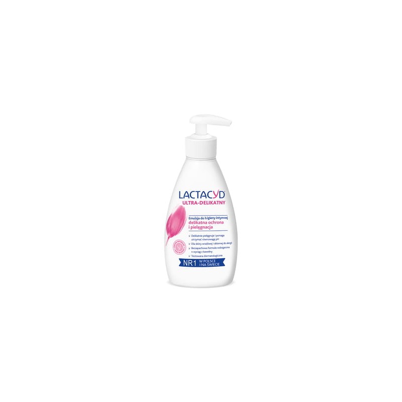 LACTACYD ULTRA-DELIKATNY emulsja do higieny intymnej z pompką 200ml